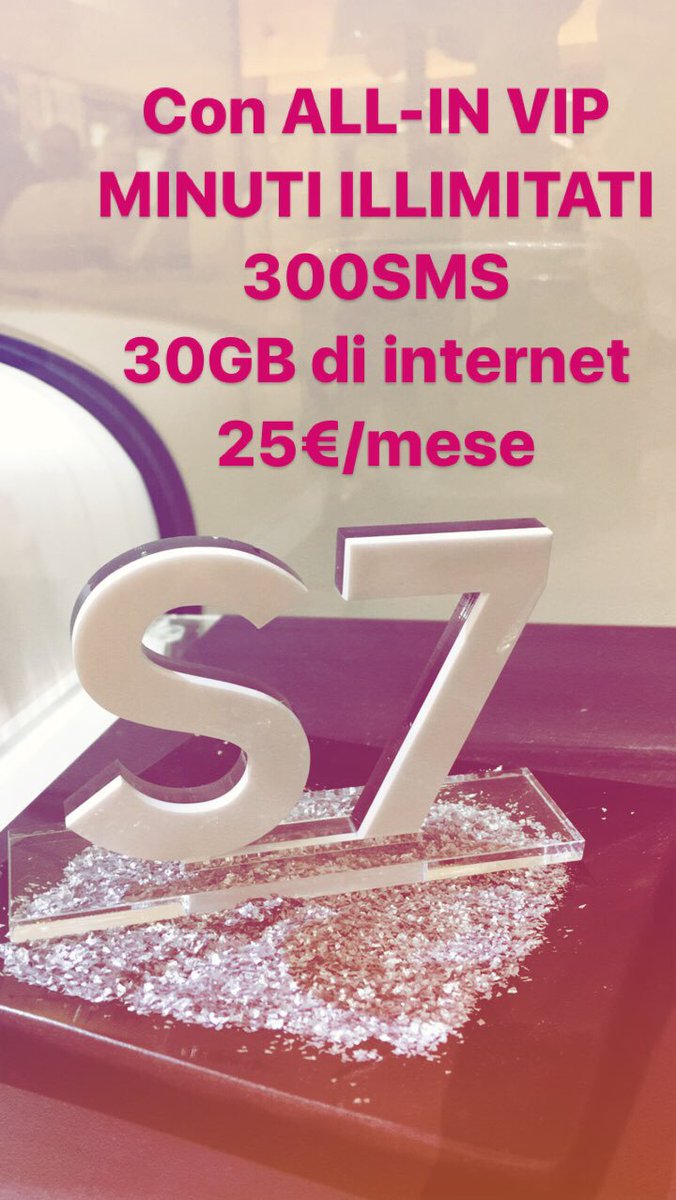 3StoreBelicitta's tweet photo. #Galaxy #S7 con ALL-IN VIP #samsung #smartphone #h3g https://t.co/FbnInwVNIn