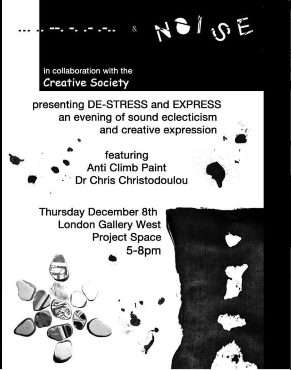anticlimbpaint's tweet photo. anti climb paint will be preforming at DE-STRESS and EXPRESS - message @kittynoise for more details! https://t.co/4HUyrSoiRm