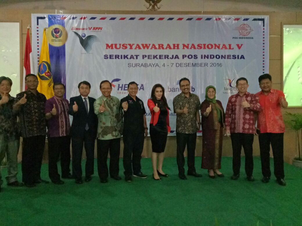 Live: Musyawarah Nasional V Serikat Pekerja Pos Indonesia at Surabaya. cc: <a href="/riekediahp/">Rieke Diah Pitaloka</a>