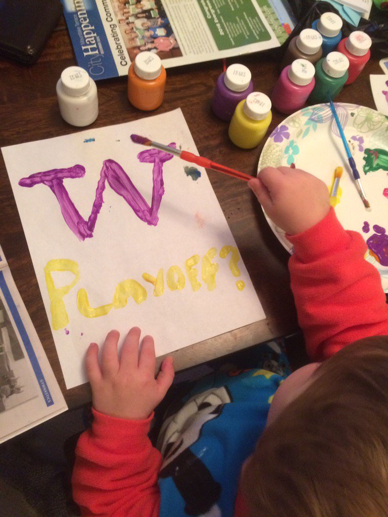 UWHuskyLoyal's tweet photo. A little nervous around the house this morning #CFPlayoff @UW_Football @ESPNCFB @710ESPNSeattle https://t.co/FsoJe6U1nv