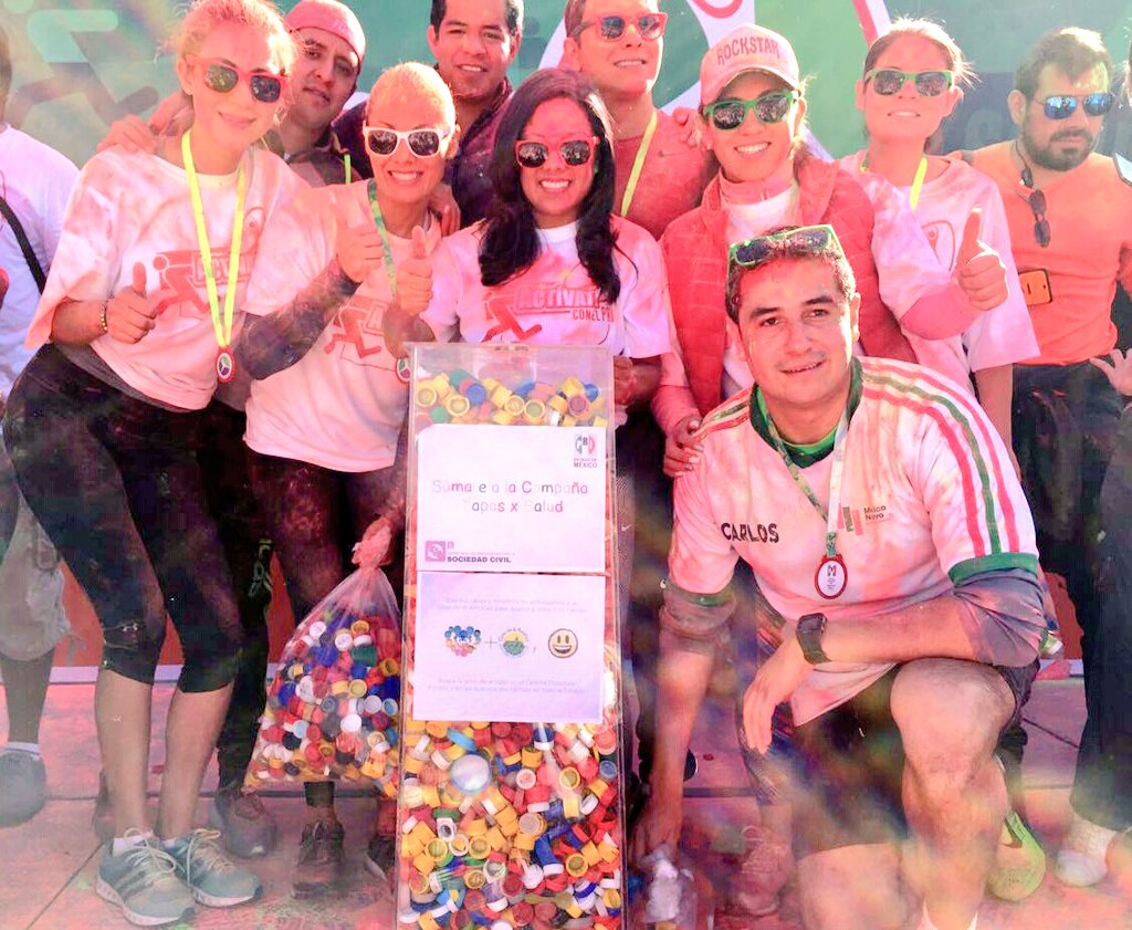 carocharbel's tweet photo. Gracias a todos por su participación en la carrera #ActivateConElPRI #PRIColor en #Tlalnepantla juntamos 100 mil tapas para ayudar a niños. https://t.co/tHXu0cSbit