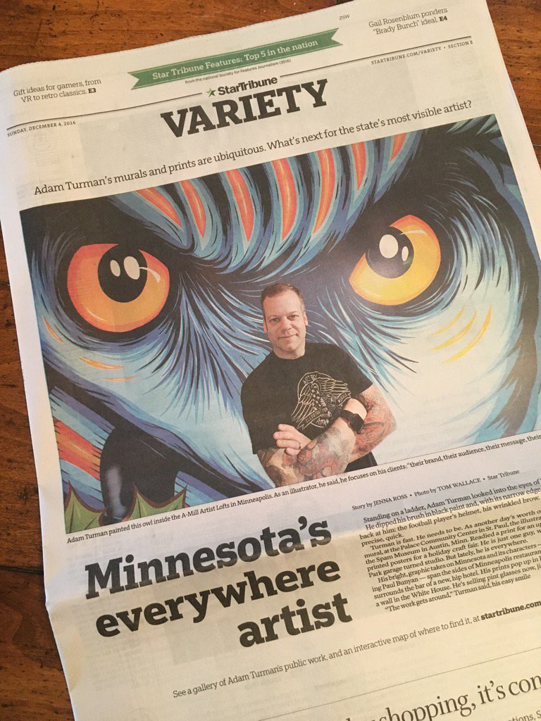 kkddtt's tweet photo. @AdamTurman awesome talent! @bdhyoung and our client @childrensmn LOVE his #mural  for our project. @artpartnersgrp https://t.co/517KuDh2Ep