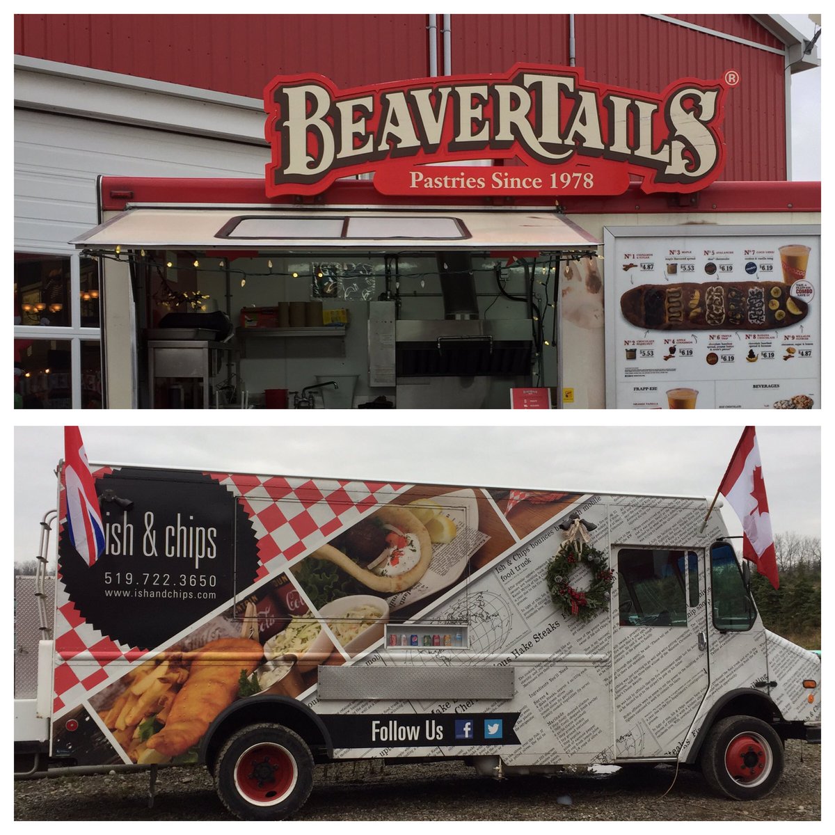 BenjaminFarm's tweet photo. Hungry?! Look what we have! #beavertails #ishandchips #BenjaminTreeFarm #nomnomnom https://t.co/ijvsSv4OEG