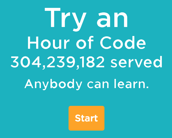 codeorg's tweet image. The #HourOfCode has passed an incredible milestone: 300 million served in 3 years. Read more: blog.code.org/post/154035249… #CSforAll