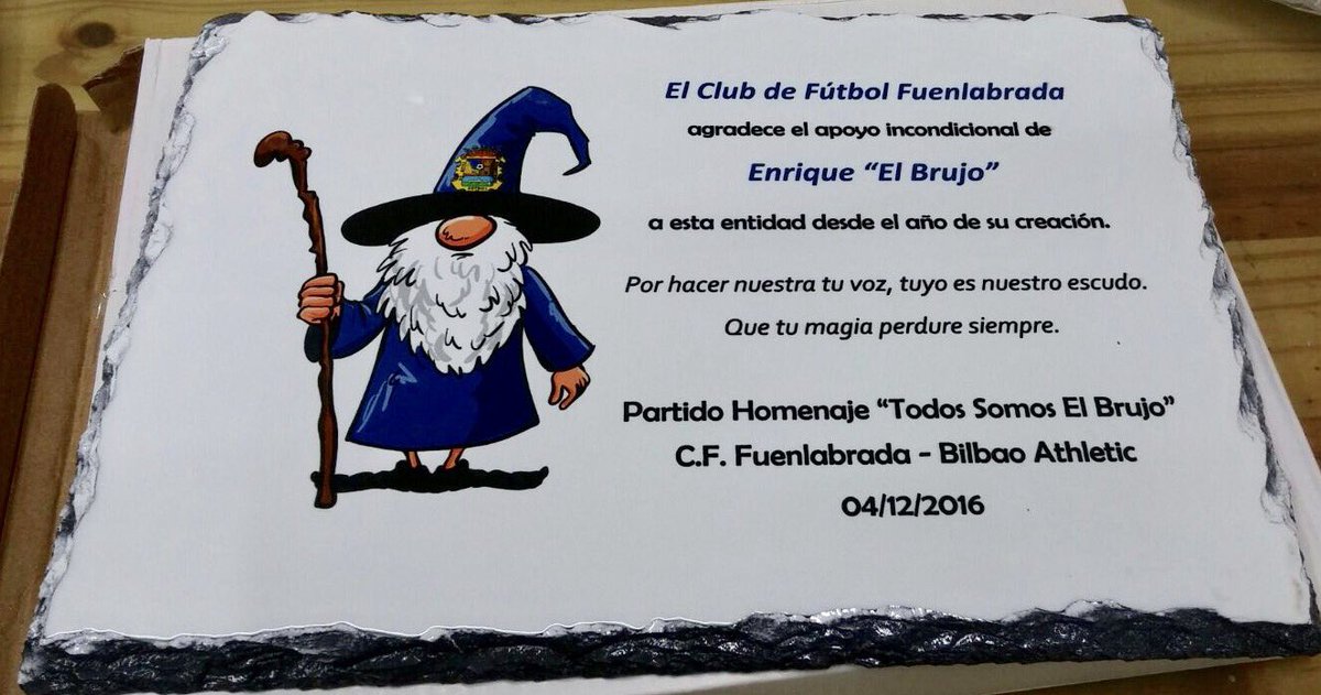 Fuenla's tweet photo. HOMENAJE|Sí, éste es el deporte más bello de todos.Por momentos y personas así #TodosSomoselBrujo Gracias @AthleticClub por sumaros #Grandes https://t.co/gkjVvvAGyl