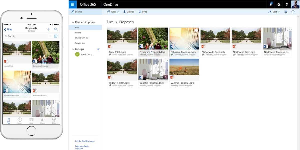 SharePoint's tweet photo. Rock-solid, selective sync between your PC and Mac and offline files on your mobile device. https://t.co/w0YhquhcJy https://t.co/6gWZlyuLdw