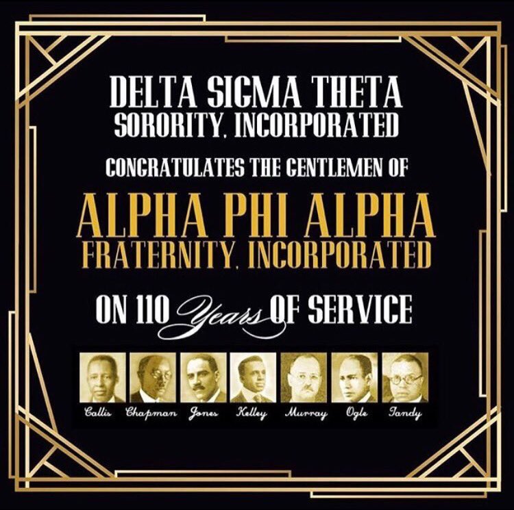 Happy Founders Day to the Iceeee Coldddd Brothers of Alpha Phi Alpha Fraternity, Incorporated! Congratulations on 110 years of service!