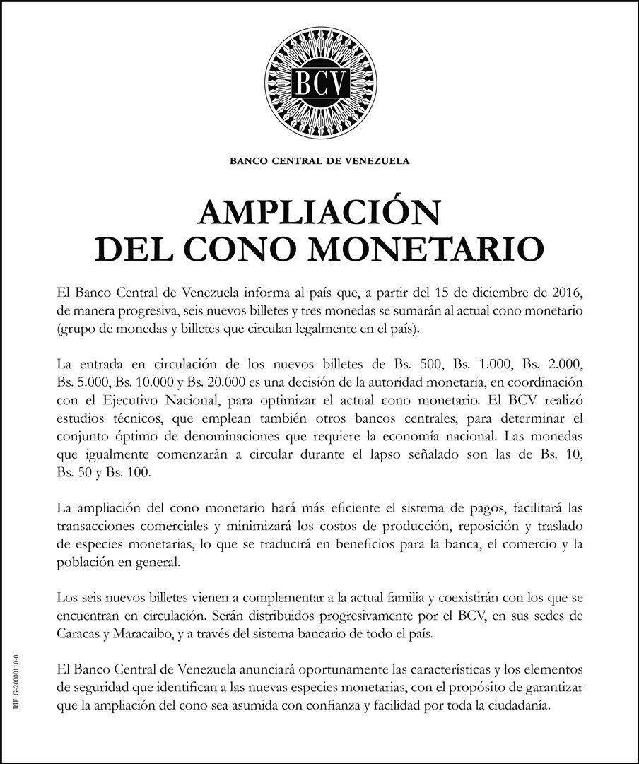Tarifa estacionamientos de 8-10-12 Bs Nos dejan fuera del cono monetario nacional, <a href="/sundde_ve/">Sundde</a> actualicen antes 15/12