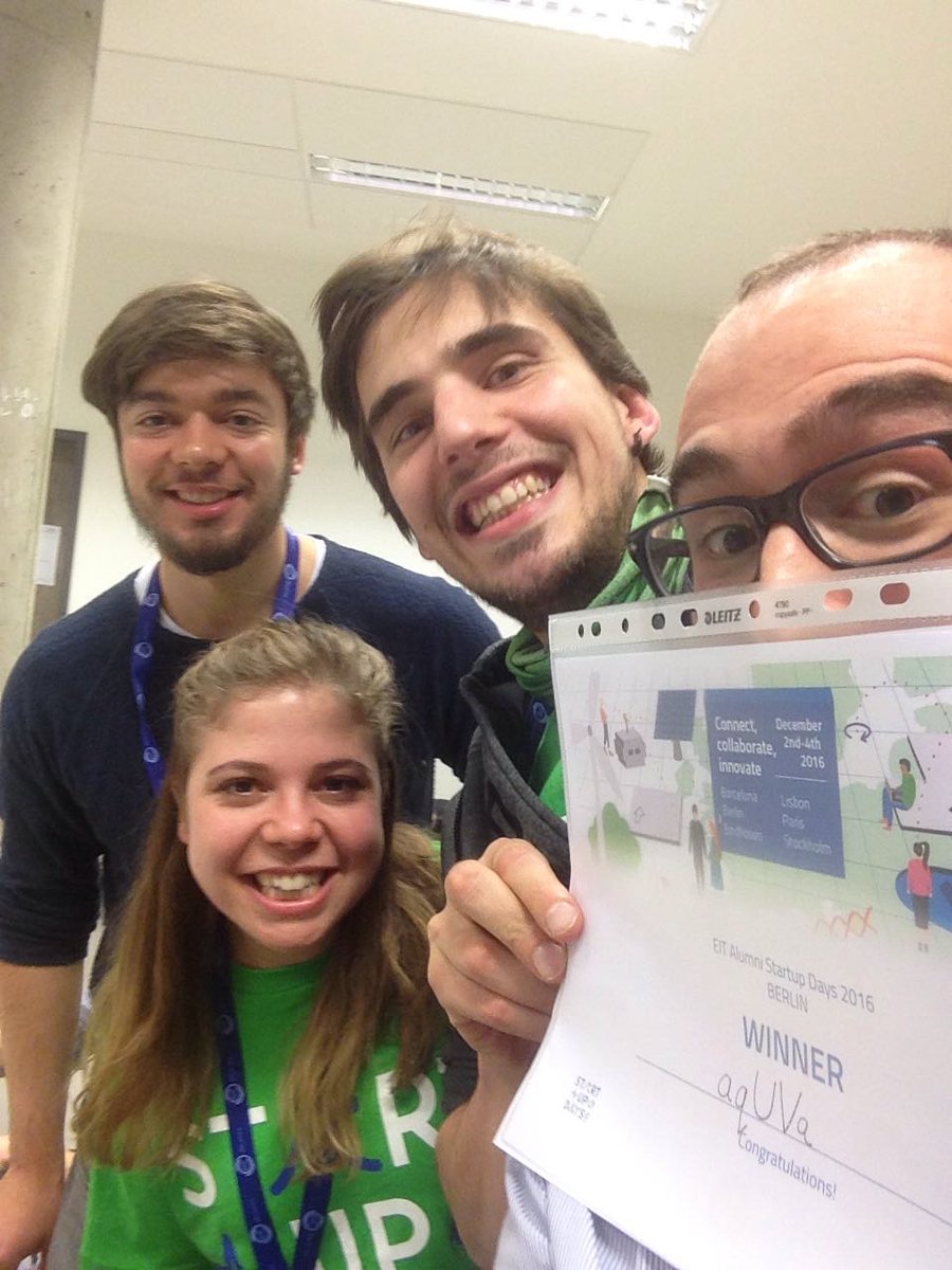 aqUVa_de's tweet photo. Team Awesome!!! #EITAlumnistartupdays https://t.co/qhjUjp7ERW