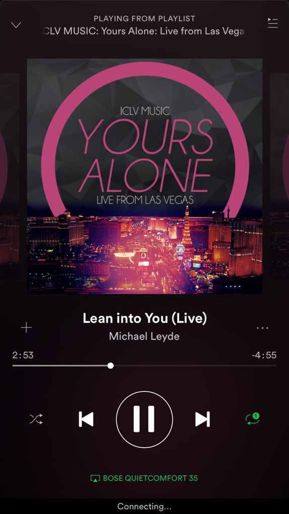 AaronICLV's tweet photo. When U can't make it 2 church because of travel but U want pure worship? You play @Michaelleyde on @ICLV music on repeat. @PaulMGoulet #lean https://t.co/mNfmUyQvRd
