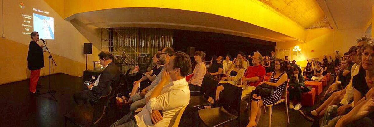 <a href="/FabFndn/">Fab Foundation</a> <a href="/FablabSantiago/">Fablab Santiago</a> @fablass | + photos of her wonderful presentation, and a big one with Sherry &amp; audience @ 🇨🇱