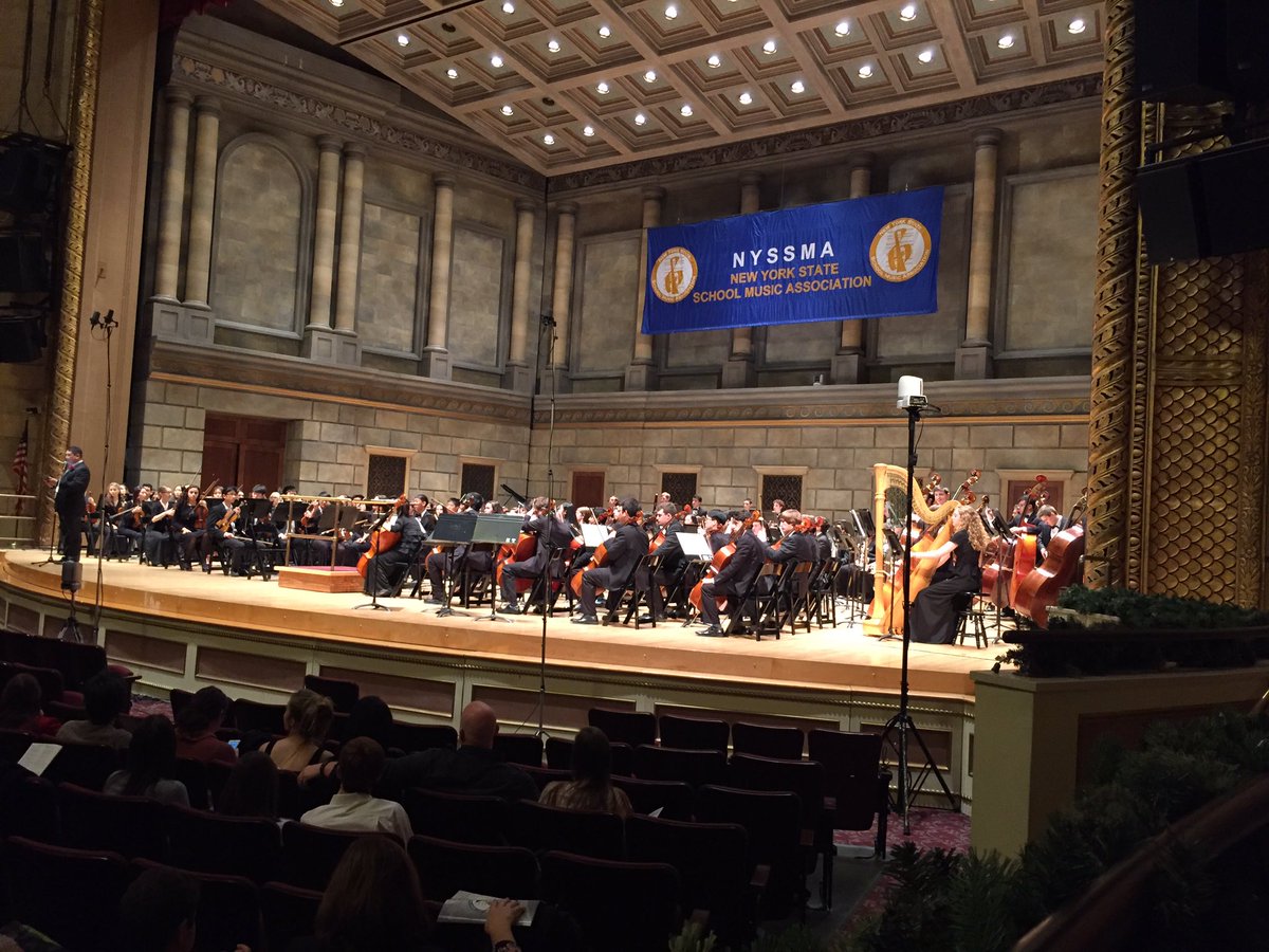 NYSSMAPresElect's tweet photo. The 81st NYSSMA Winter Conference comes to a close with the All-State Symphony Orchestra.  Thanks to so many people who made this a success. https://t.co/Xb5Q3gz94n