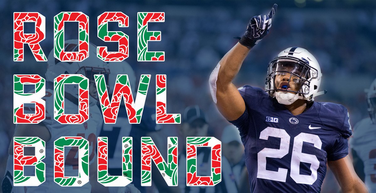 DailyCollegian's tweet photo. BREAKING: No. 5 @PennStateFball is California-bound and is heading to the Rose Bowl after winning the Big Ten Championship https://t.co/ugNvGRLcgF