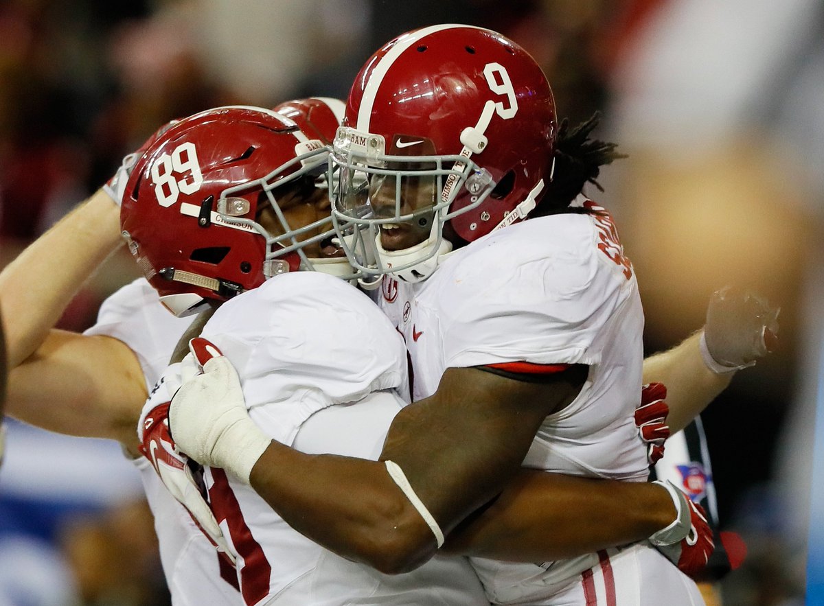 BleacherReport's tweet photo. The #CFBPlayoff rankings:

1. Alabama
2. Clemson
3. Ohio State
4. Washington https://t.co/VbiKRDfWWi