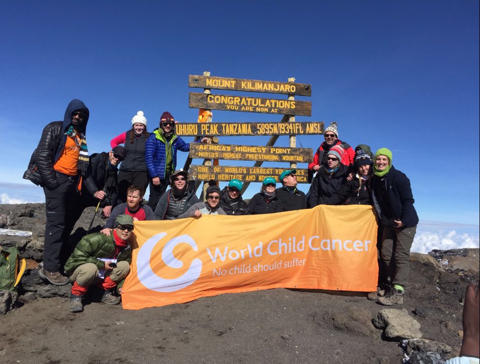 WChildCancer's tweet photo. Wow! What an achievement @WChildCancer Trek Kili team @ReallyWildC https://t.co/abwPe4jtu5 https://t.co/ndpUydhs9B