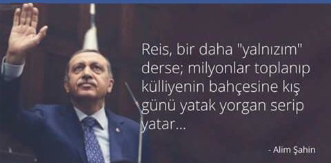 #YanlızDeğilsinERDOĞAN