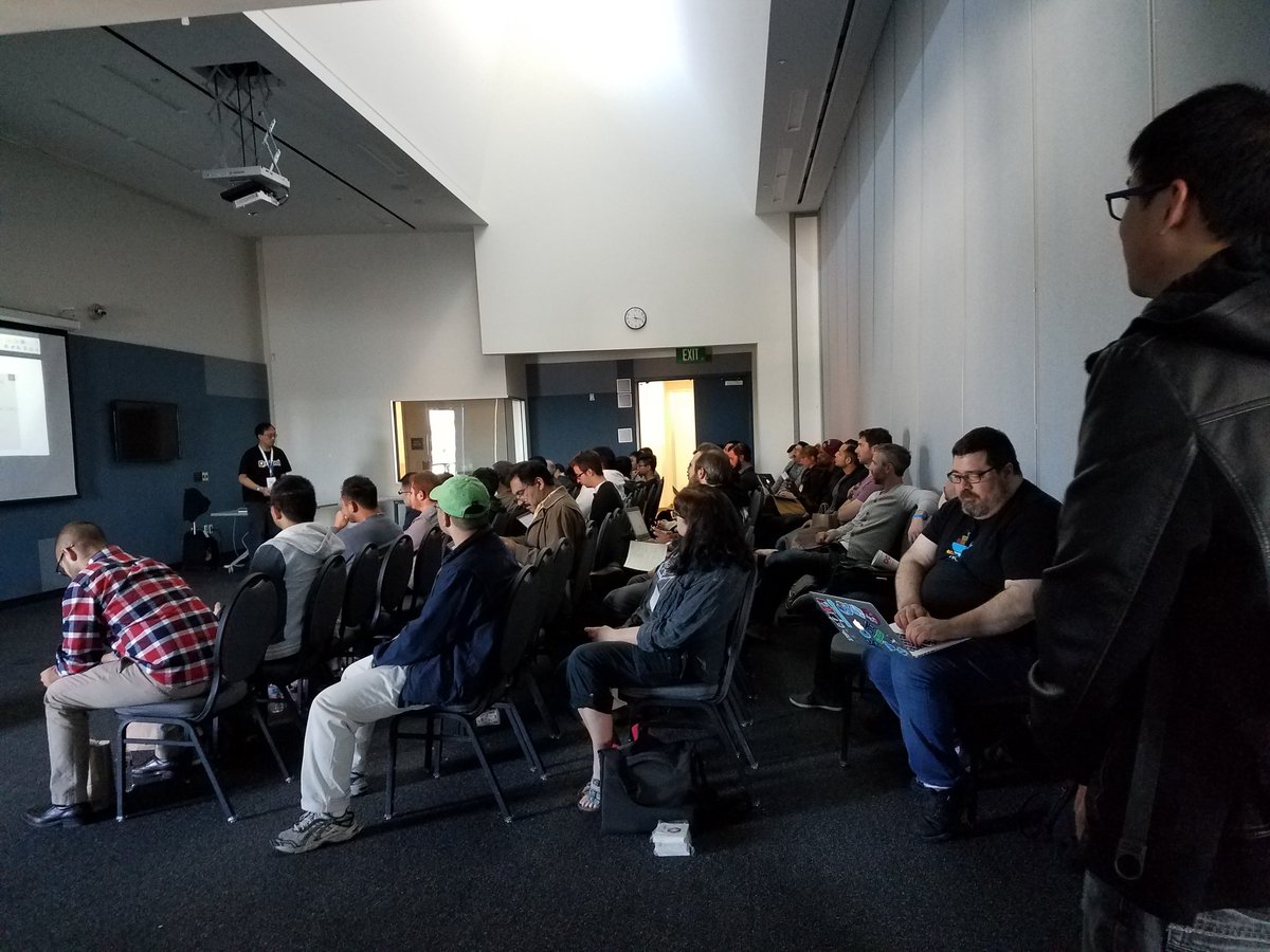 Hongily's tweet photo. Accessing G Suite/Google Apps & other Google services with JavaScript by @wescpy at #gdgla #DevFest16 https://t.co/9djrqKglxQ