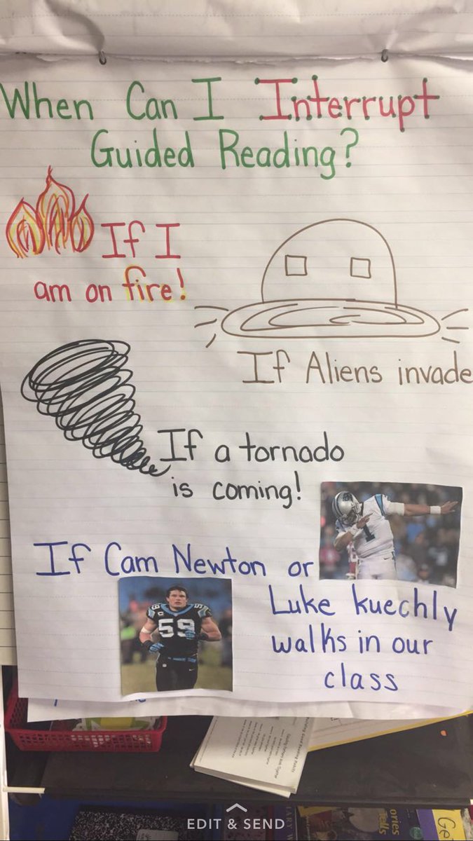 gibbys1stgrade's tweet photo. @Panthers the only time you can interrupt Guided Reading https://t.co/cKqdghACqL