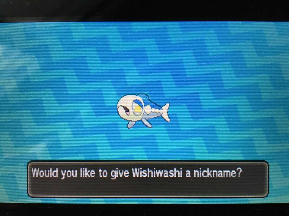 Landmime1's tweet photo. My first shiny in Pokemon Sun using the new ally method! #PokemonSunMoon #shinypokemon https://t.co/na6kcEsGdj