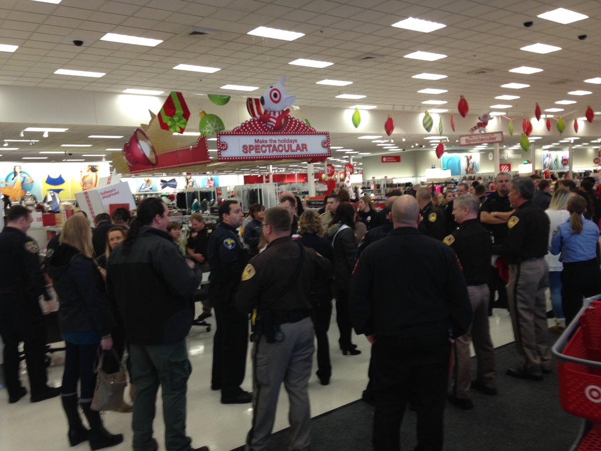 EauClaireSO's tweet photo. @Target with area Law Enforcement getting ready for the 25th year of KidsNCops Shop With a Cop. LE helps provide needed clothes &amp; a toy. 501 https://t.co/BMLImytY2T