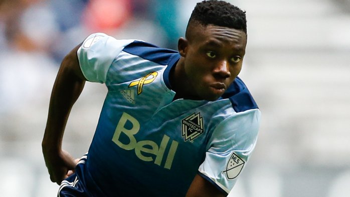 "I do talk to the girls, sometimes, not really." 😂  One on one with Alphonso Davies: ow.ly/kElu306MW4r   #VWFC https://t.co/un1eXKl8LE