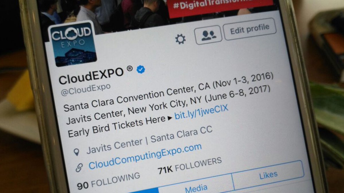CloudExpo's tweet photo. A wonderful Sunday to our 71,000+ followers! #BigData #DevOps #IoT #AI #ML #DL #FinTech #DataCenter #MachineLearning #DigitalTransformation https://t.co/vfC3i0zDpw