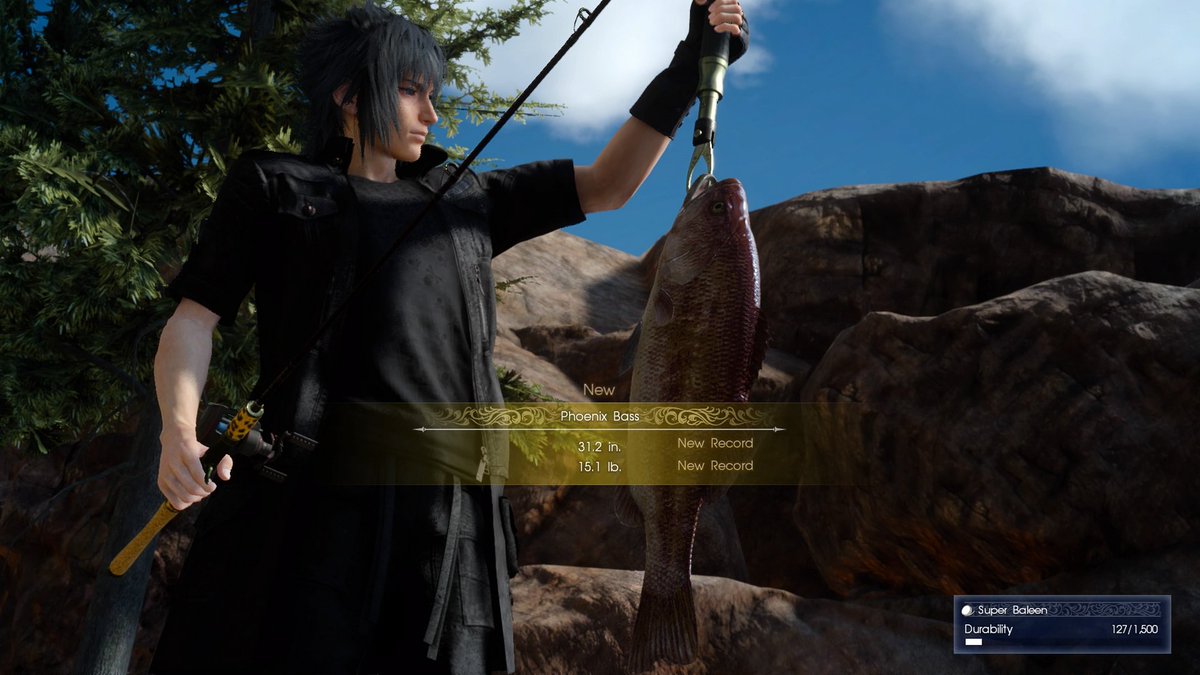 LevelZin's tweet photo. Tur man kan fiska i FFXV när det är för kallt ute. 😍 #fishing #FFXV https://t.co/BhPYNCAXtp