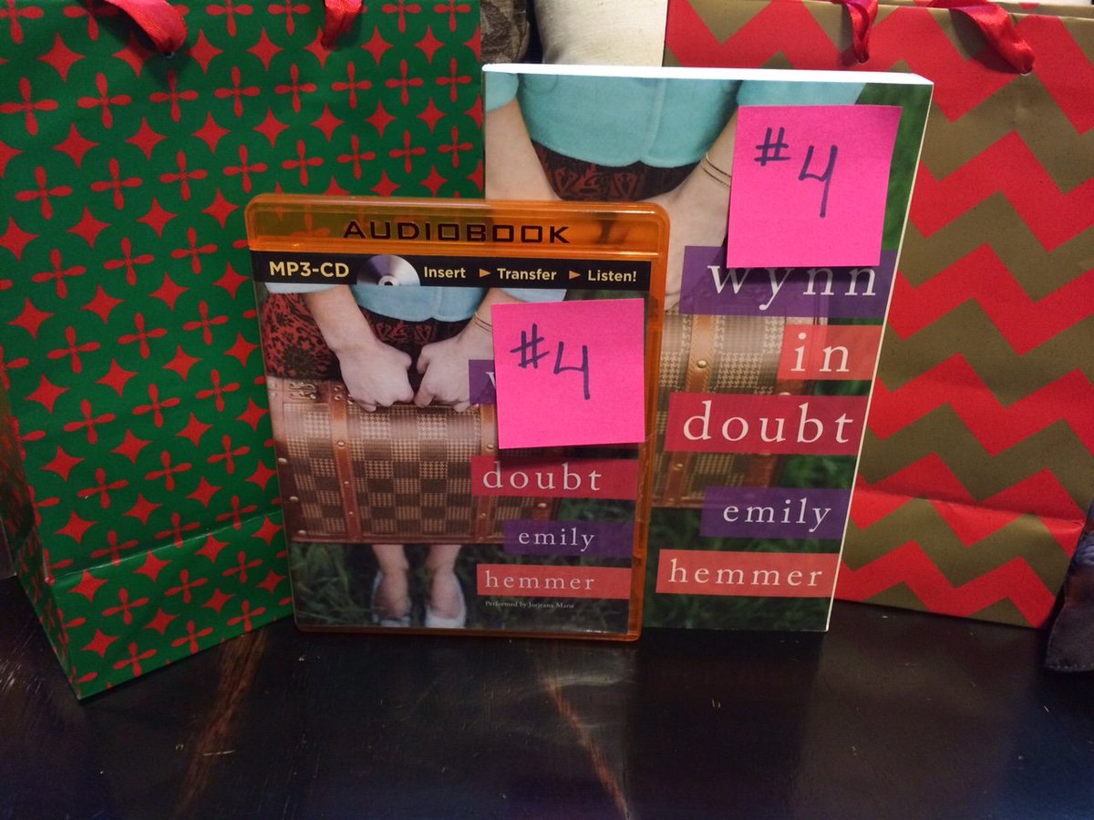 AudreyCarlan's tweet photo. #Giftapalooza #25DaysXmas with @AudreyCarlan - Dec 4 - Signed book &amp; audiobk of @EmilyHemmer's Wynn in Doubt! Enter: https://t.co/0wtkvprMme https://t.co/5x2oDZGVgv