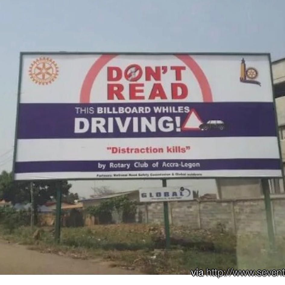 jarballo's tweet photo. #nicesign #putattention #drivesafe https://t.co/hwPUZn57qK