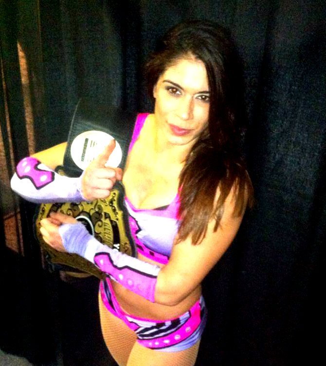 cwfwrestling1's tweet photo. .@UrsulaAreano retains CWF Women's Championship. Now faces stiff challenge from @Hwoodheathermat @Angel_KashTDB @MamaSoulbird https://t.co/5Kxn9csEP4