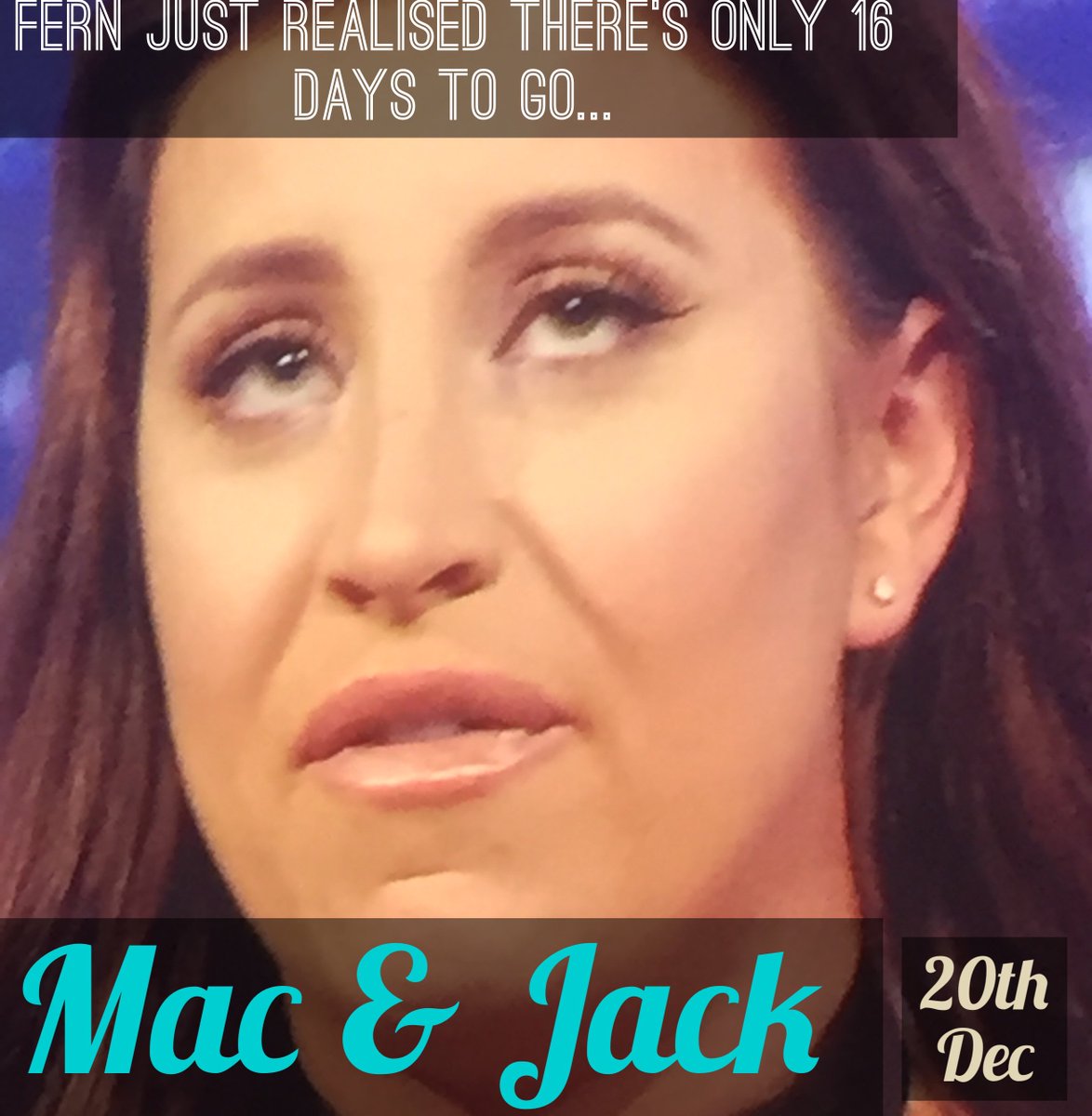 AndyMac258's tweet photo. What a reaction!! Go on Fern! MAC &amp; JACK FB LIVE STREAM // 20th Dec!! #16daystogo #mac&amp;jack #258 #livestreamgig https://t.co/JXe3D1MX4x