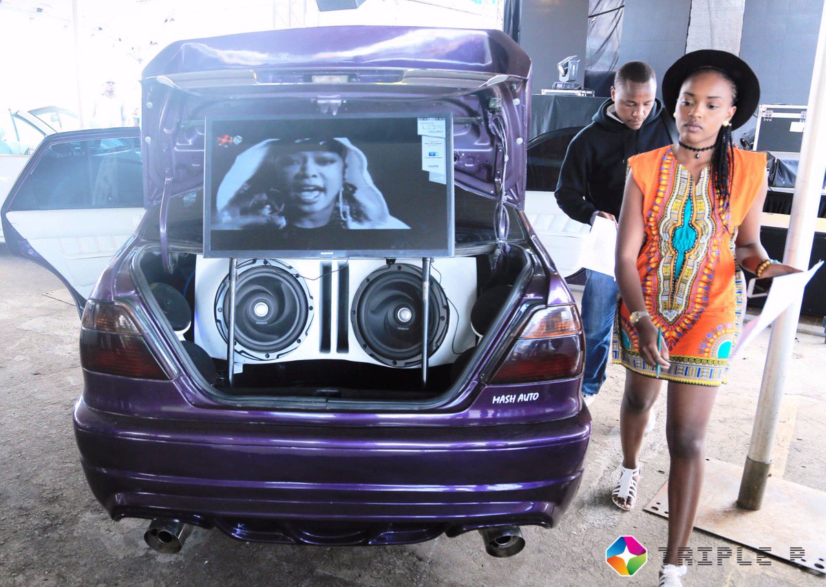 Beautiful mamie @bobo_afrika was also chilling at  #EAMotorShow <a href="/TrueBlaqGroup/">TrueBlaq Limited</a> @PulseKenya