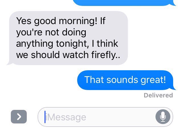 linlinlindifer's tweet photo. @NathanFillion  Do you think he's a keeper?!  #browncoat #fireflyforever #datenight https://t.co/ofsfjVR0tz