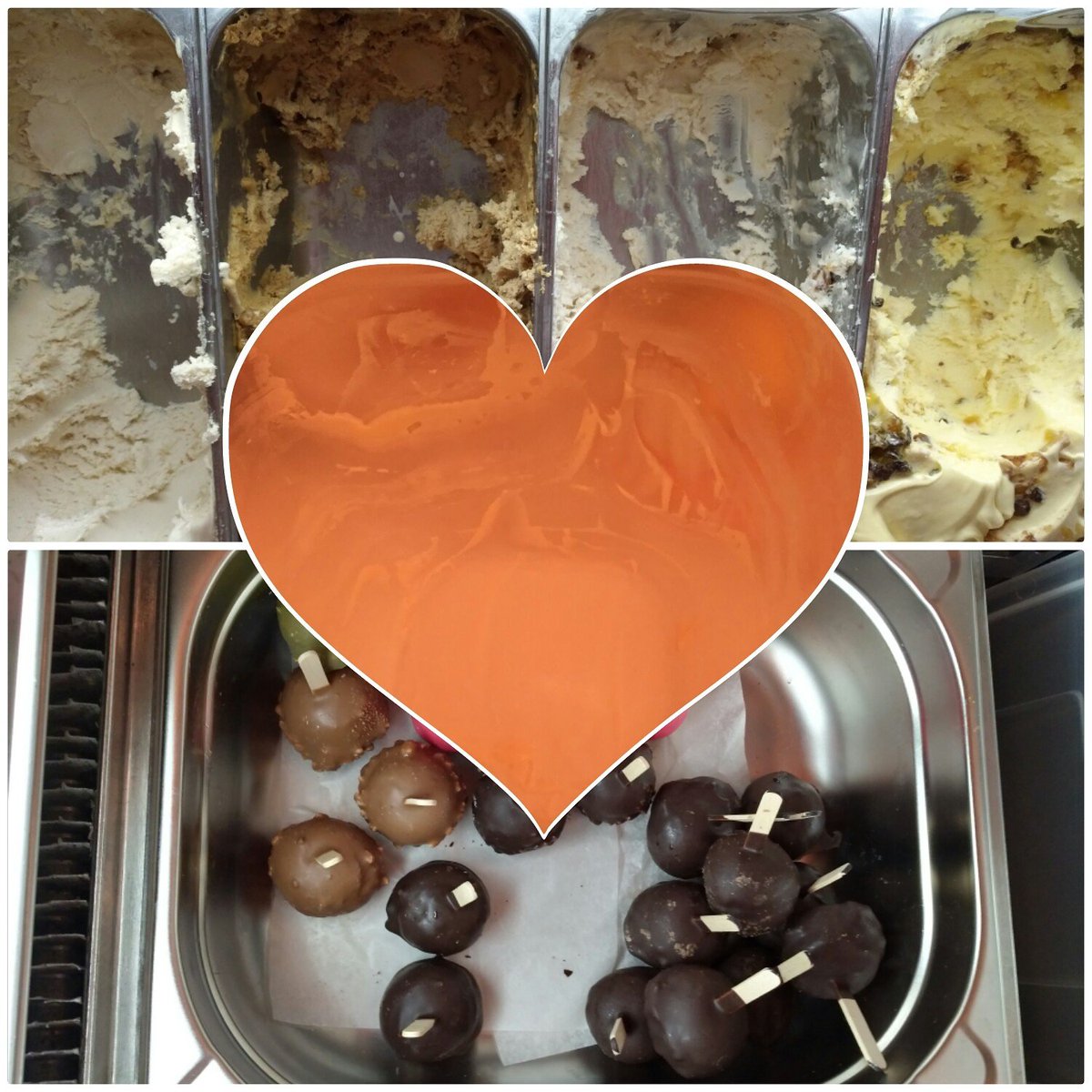 EiscafeSenatore's tweet photo. #ausverkauft #soldout auf fast ganzer Linie. Keine Waffeln, keine Eispralinen, nur noch wenig #Winter #Eis - we Love you 💗💗💗 https://t.co/0QzXv1HWW2
