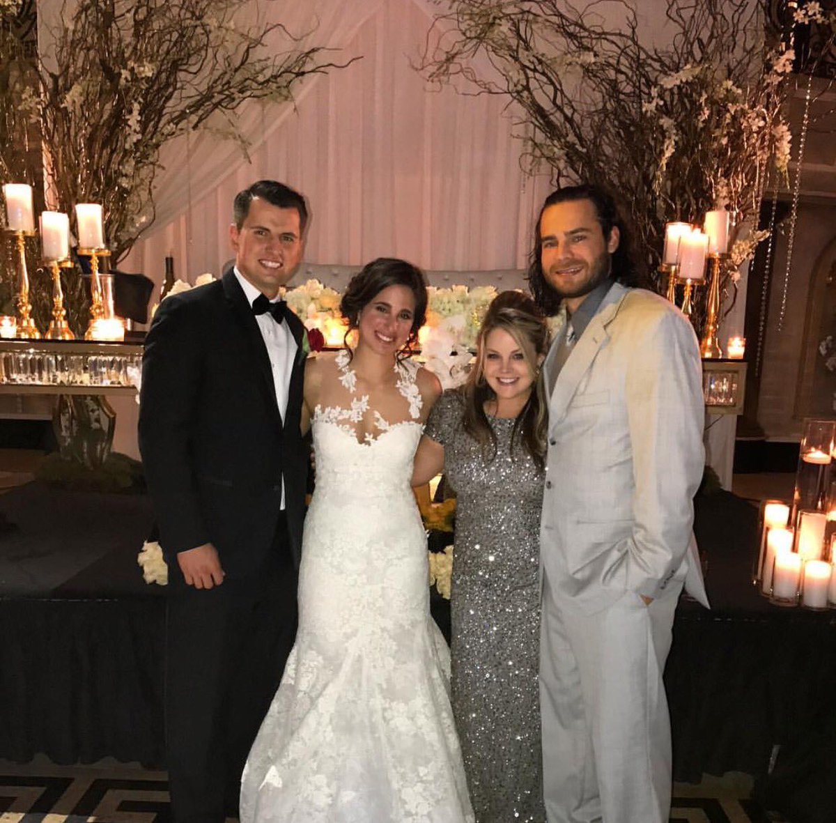 SFGiants on X: Congrats, newlyweds! (via jalynnecrawford