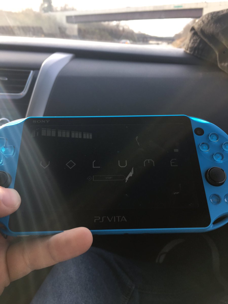 MrBroBotBrian's tweet photo. #PSVita #Volume #MVGA @VolumeGame family outing to Christmas Santa Train #WifeDriving #DaughterNapping #GameTime https://t.co/EkhvzfjNLy