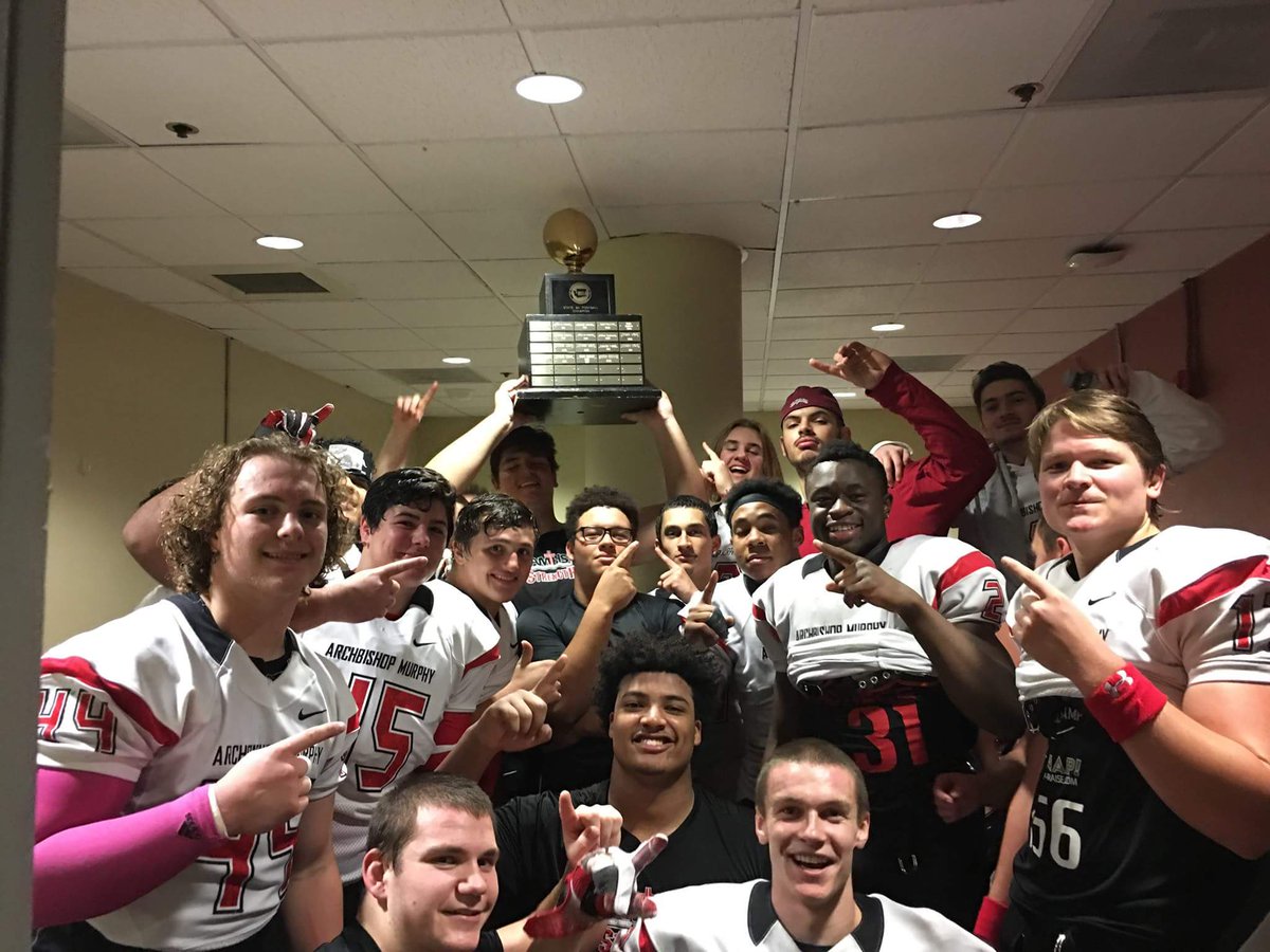 ryanhominda's tweet photo. Congratulations Archbishop Murphy High School! Another championship team hydrated with @DrinkBODYARMOR 
#switch2natural #switch2bodyarmor https://t.co/DhqvtrvvmM