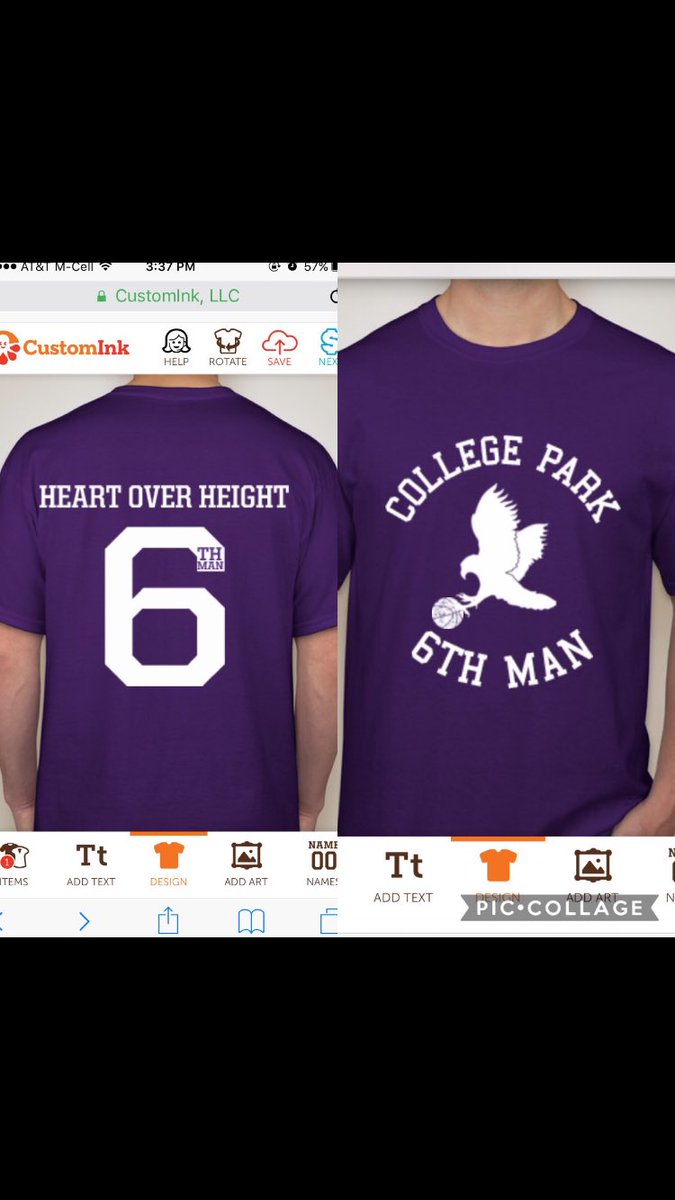 petermxnn's tweet photo. Finalized design for the 6th man shirts for this year, DM me or @ceturner28 if you'd like one. Price is 15 dollars per shirt!! 💜💜💜 https://t.co/muzEalDY1h