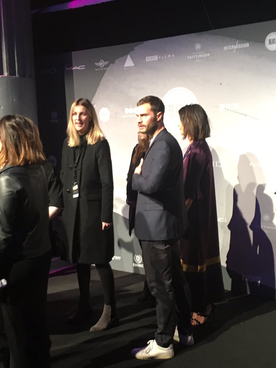 tufayel's tweet photo. Jamie Dornan
Actual swoon #BIFA2016 https://t.co/J6RXGptOik