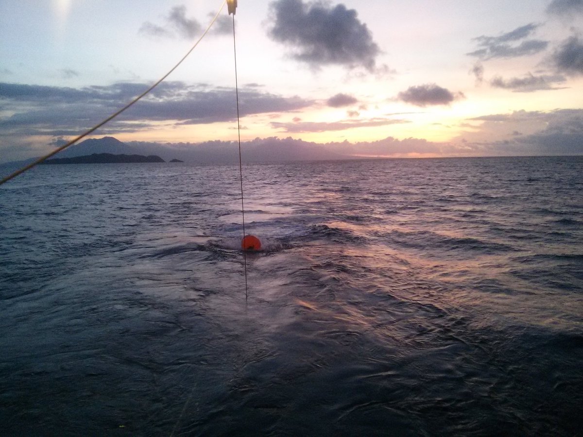 V_Olganica's tweet photo. Last #PCable 3D seismic day! Morning watch almost ends! Let's be ready 4 more #Hybis & #TVgrab #RitterIsland #SO252 https://t.co/NWvOdHWwm7