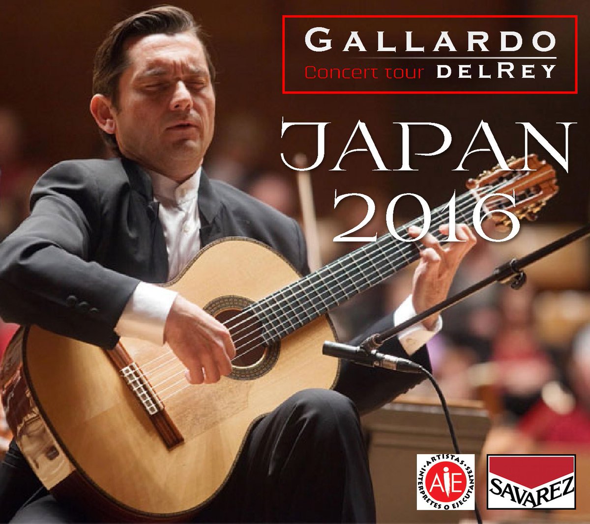 #GallardoDelReyTourJapan2016. I hope to see you there.