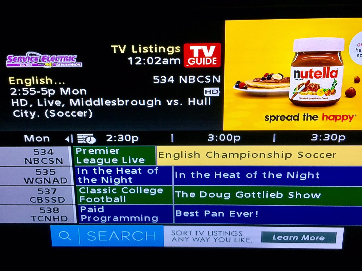 mrnotpoh's tweet photo. @MenInBlazers I think my cable box can predict the future...#borovshull #EPLonNBC #relegationfight #suboptimal #weeknighttingling https://t.co/E3OuIfqXRx