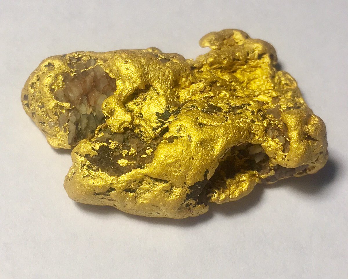 AZOutback's tweet image. Fat nugget Friday! Another gorgeous piece just dug in the Arizona Outback with the Minelab GPZ 7000!