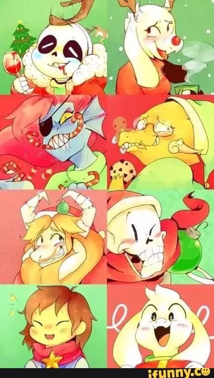 //But before I go, here are some Undertale Christmas and New Year pictures