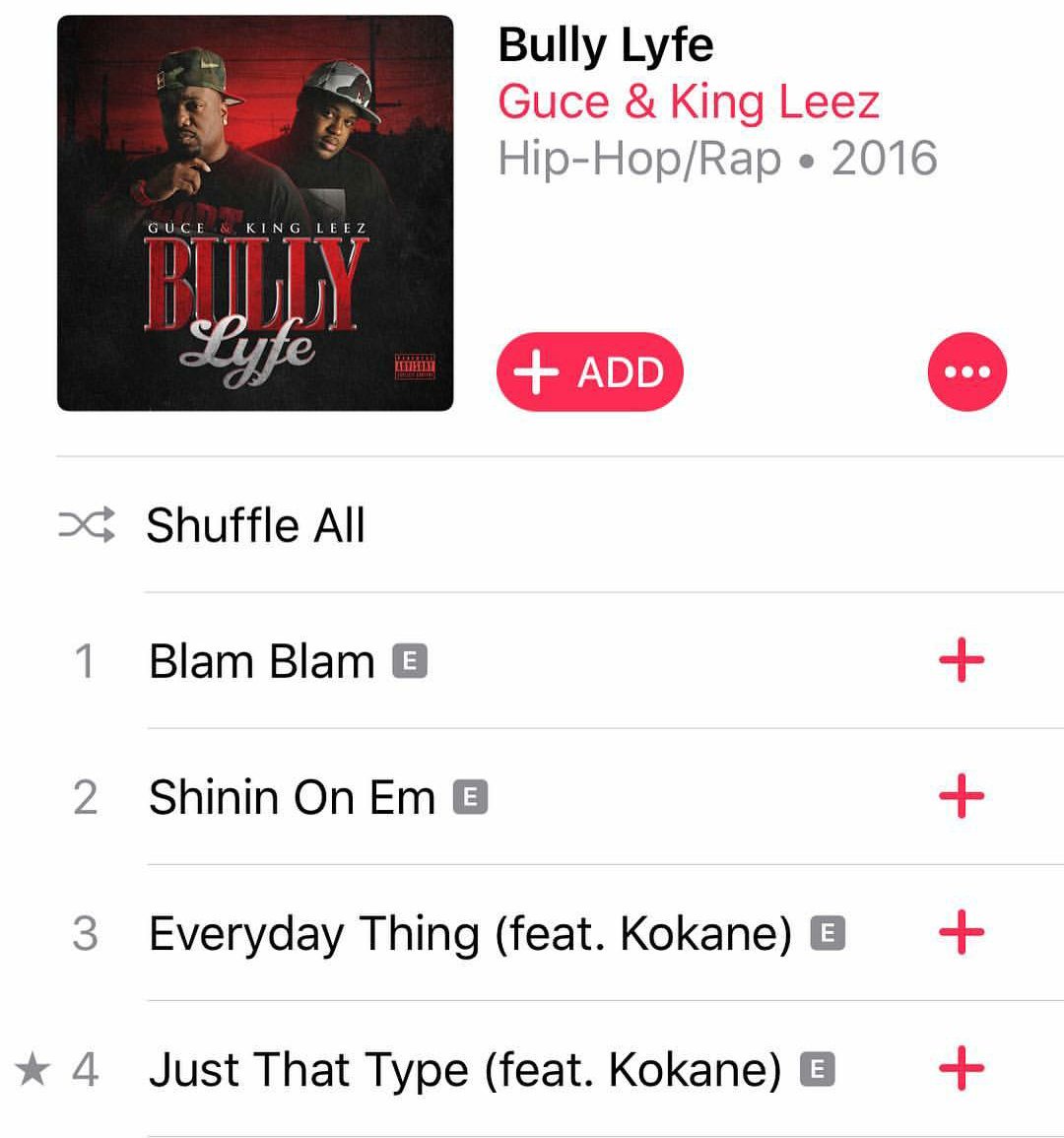 thebottle23's tweet photo. AVAILABLE ON #JPAY#APPLEMUSIC#ITUNES#GOOGLEPLAY...#BULLYLYFE...NEW&latest project from KING LEEZ&GUCE https://t.co/8ZZLJzoufX