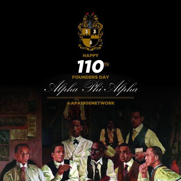 GTLAlphas's tweet photo. Happy 110th Founders Day Brothers @apa1906NETwork
#APhiA #AlphaEast #DelawareAlphas #GTLAlphas https://t.co/i9irtIL8pK