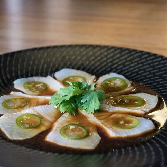 Let's start your week on a delicious note with some jalapeño kingfish! #sakerestaurant #kingfish #japanese