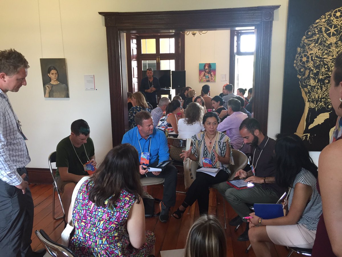 Social impact scaled via #valuediscipline: cust intimacy > #innovators > op efficiency @airbnb @uber @apple #purpose2016 <a href="/sparkstrategyAU/">Spark Strategy</a>