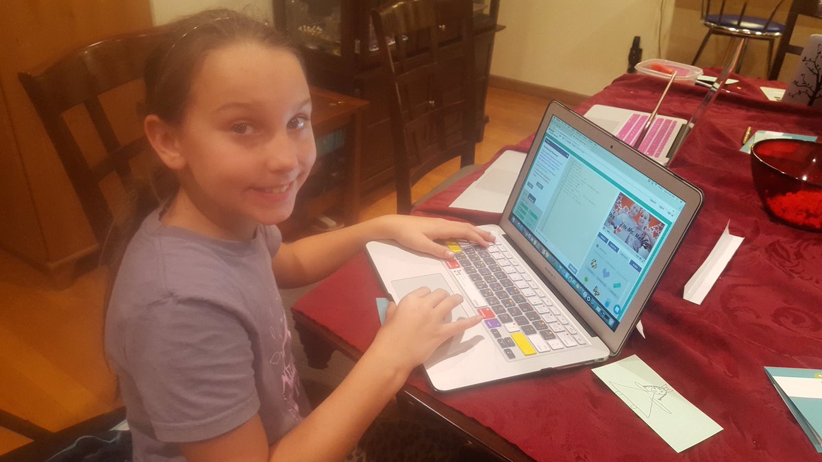 leslieaaronson's tweet photo. We kicked off #CSEdWeek w/ @GirlsWhoCodeFLC leaders by testing out @vidcode tutorial. #CSforAll https://t.co/VAFTtMPgGa https://t.co/AwoJRTVYgP