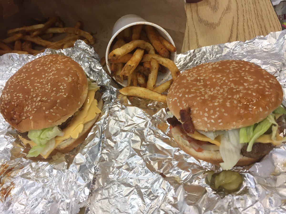 Five Guys Burgers and Fries! Support APARC and it's animals today by purchasing something grilled and smothered in cheese.